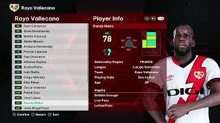 RAYO VALLECANO 2023/2024 Full Facepack PES 2021-SPFL2023