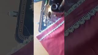 Sleeves design with lace #shorts #ytshorts #pantkadesign #viral #shortsfeed #aasteen #cutting #sew