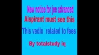 News for jee advanced aispirant   by totalstudy iq