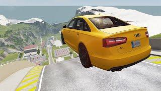 Cars VS Epic High Speed Jumps #4 - BeamNG Drive