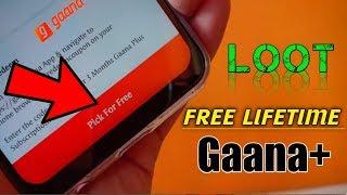 Gaana Plus LifeTime FREE Subscription | How to Get FREE Lifetime Gaana+  Premium!! ADVANCE INDIA