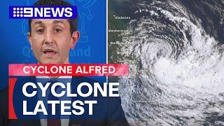 Queensland Premier provides Cyclone Alfred update | 9 News Australia