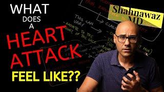 What does a HEART ATTACK FEEL like? Angina, Heart ATTACK Symptoms EXPLAINED.