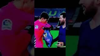 His reaction when he saw Messi wanted his shirt