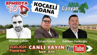 Altılı Ganyan Tahminleri Adana ve Kocaeli Son Dakika Duyumları "22.10.2024 Salı"