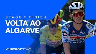 MOUNTAINTOP FINALE  | Stage 5 Finish Volta ao Algarve 2024 | Eurosport Cycling