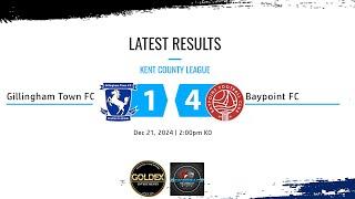 Gillingham Town FC 1 x 4 Baypoint FC