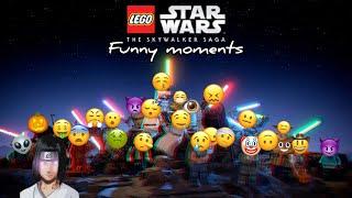 Lego Skywalker Saga Funny Moments - Yoda skits, glitches and more!