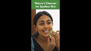 Fresh Aloe Vera for Smooth & Clear Skin #shorts