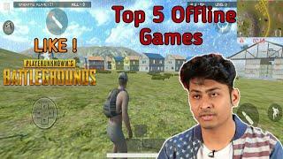TOP 5 Offline Games Like Pubg ! Offline battleground Games