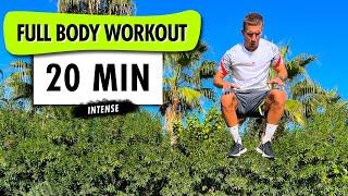 FULL BODY WORKOUT For Football Players | 20 Min Intense | BODYWEIGHT | Improve Your Strength