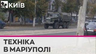 У Маріуполі фіксують рух російської військової техніки з позначкою «Z»