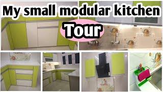 My small modular kitchen tour| kitchen tour yours Daily Needs 2021| Modular kitchen| kitchen tour|