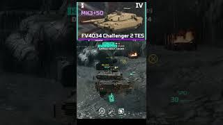 Challenger 2Tes Tank in online #mwttankbattlesgameplay #mwttankbattles