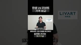 한샘 리바트 일자 3m 주방 인테리어 비교 견적  (EP 01. 비교견적 1편)