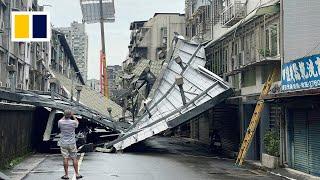 Taiwan lashed by deadly Typhoon Kong-rey