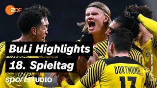 Alle Spiele, alle Tore | Bundesliga, 18. Spieltag Highlights 2021/22 | sportstudio