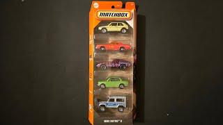 Opening Matchbox MBX Retro II five pack