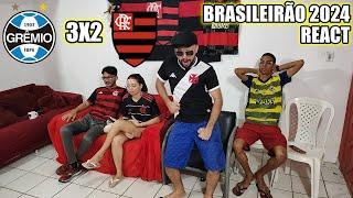 REAÇÕES FLAMENGUISTAS GRÊMIO 3X2 FLAMENGO BRASILEIRÃO 2024