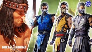 Mortal Kombat 1 Conan Meets The Ninjas Intros | All Intros