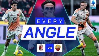 Dovbyk-Dybala: Backheel Assist and Volley Finish | Every Angle | Milan-Roma | Serie A 2024/25