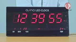 Ajina Motion LED Digital Wall Clock | RFL | Tutorial Video