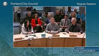 Portland City Council Regular Meeting 01/02/25