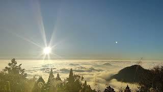 阿里山公路89.5k 傷心山夕陽雲海（正確是：香林山）