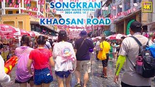 Songkran Water festival in Khao San Road(14 April 2024)