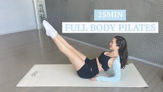 25MIN ‘hourglass’ full body Pilates workout // no equipment or repeats