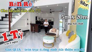 ĐẸP KHÔNG LỐI THOÁT trục Đường Đinh Đức Thiện nối dàiĐường lớn Chỉ 1 tỷ Nhận nhà SHR gần Bình Chánh