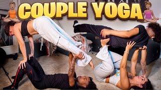 COUPLES YOGA CHALLENGE FT. @ykquotes &  @deshaig  *MUST WATCH*