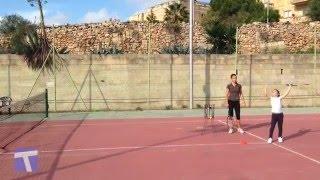 TennisLine Academy - Service practice