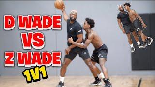 Dwyane Wade vs Zaire Wade *INTENSE* 1v1