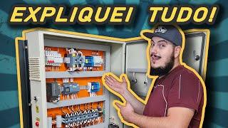 Ensinei TUDO!  Quadro Elétrico de Automação Industrial com CLP