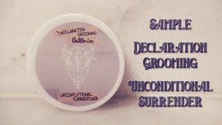 202 Declaration Grooming Unconditional Surrender Sample