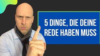 Rhetorik verbessern - 5 tipps für Deine Rede