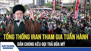 Hàng triệu người Iran xuống đường biểu tình, Tổng thống Masoud Pezeshkian cũng tham gia | BXD