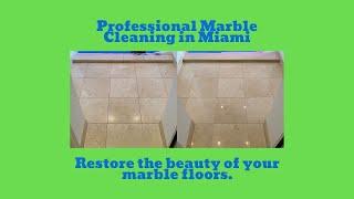 Professional Marble Cleaning in Miami by Keep It Clean Carpets and Tile