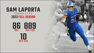 Sam LaPorta Full Season Replay: Every Target and Catch in the 2023 NFL Season