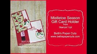 Simple Gift Card Holder ~ Beth's Paper Cuts