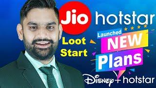 Disney+ Hotstar New Subscription Plans | Jio Hostar Plans | Jio New Plans For Hostar Plans | Jio OTT