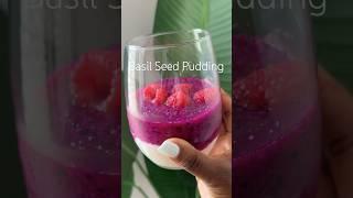 Holy Basil Pudding #plantbased #veganfood