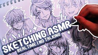 Sketching ASMR LUXIEM| Real Time + No Talking