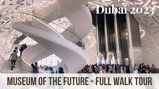 MUSEUM OF FUTURE (HEAVY RUSH) | Full 4K Tour of Most Scientific Building on Earth Dubai