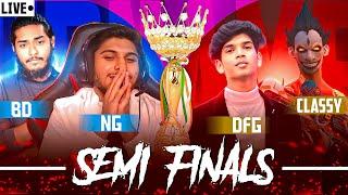 SEMI - FINALS( DAY 8 ) - CS LIMITED TOURNAMENT DFG, NXT, NG, BD, FREE FIRE TELUGU LIVE #DFG