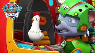 ¡Chickaletta está atrapada en un robot granjero gigante! - PAW Patrol Episodio Español