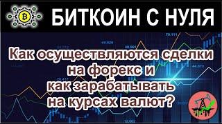 Как осуществляются сделки на форекс и как зарабатывать на курсах валют?