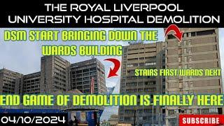 The Royal Hospital Liverpool Demolition - 04 - 10 - 2024