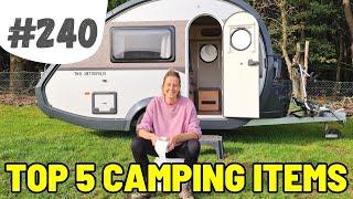 #240 DEZE 5 ITEMS HEB JE NODIG OP DE CAMPING!